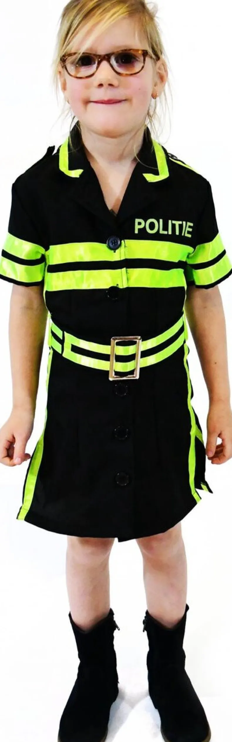 Kinderkostuum Politieagente - 2-delig - Maat 116