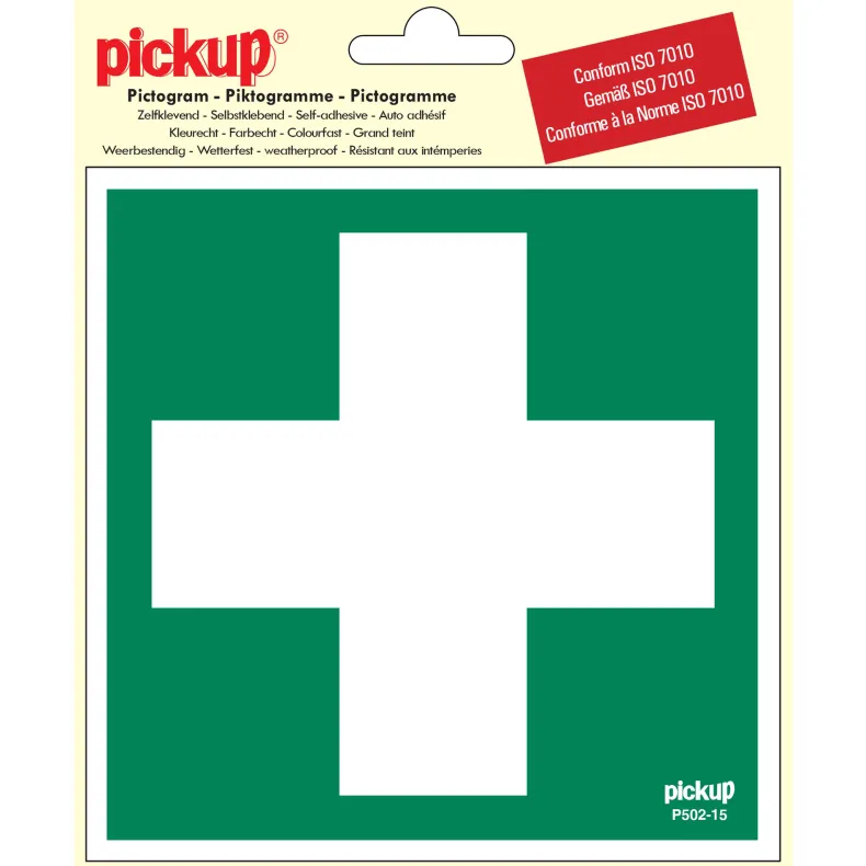 Pictogram eerste hulp 15 x 15 cm
