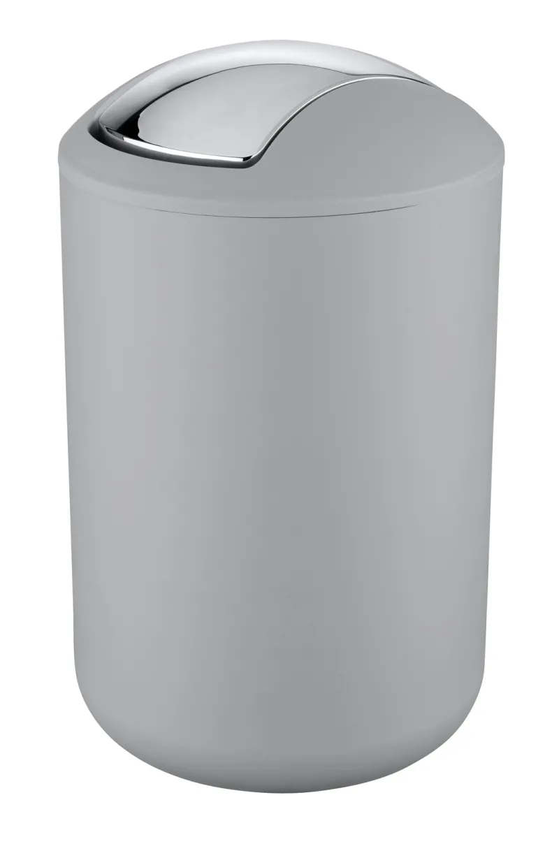 Afvalemmer Brasil grijs 6,5 L