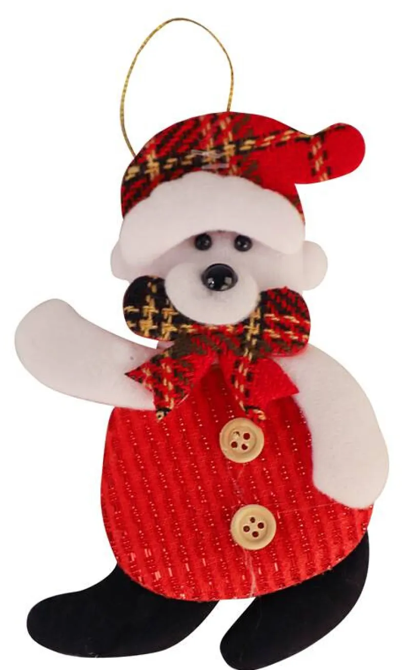 Kerstboomhanger popje rood