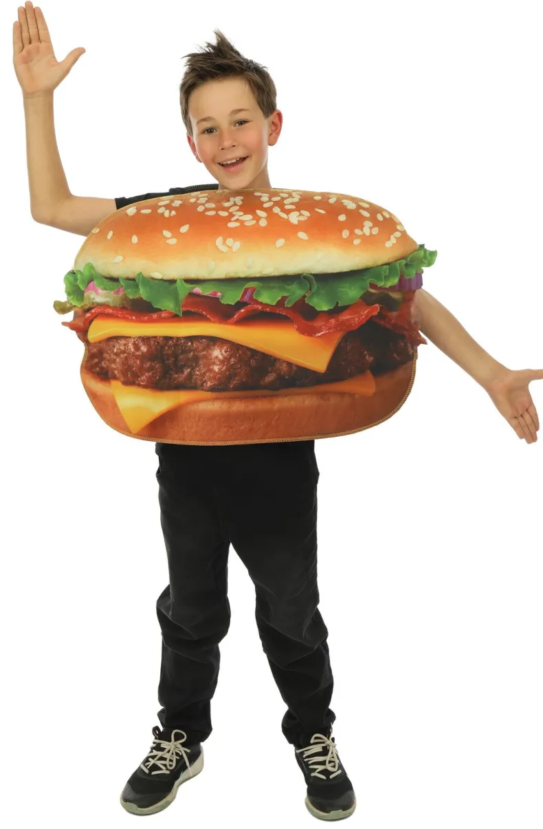 Kinderkostuum Hamburger - Foam - One Size