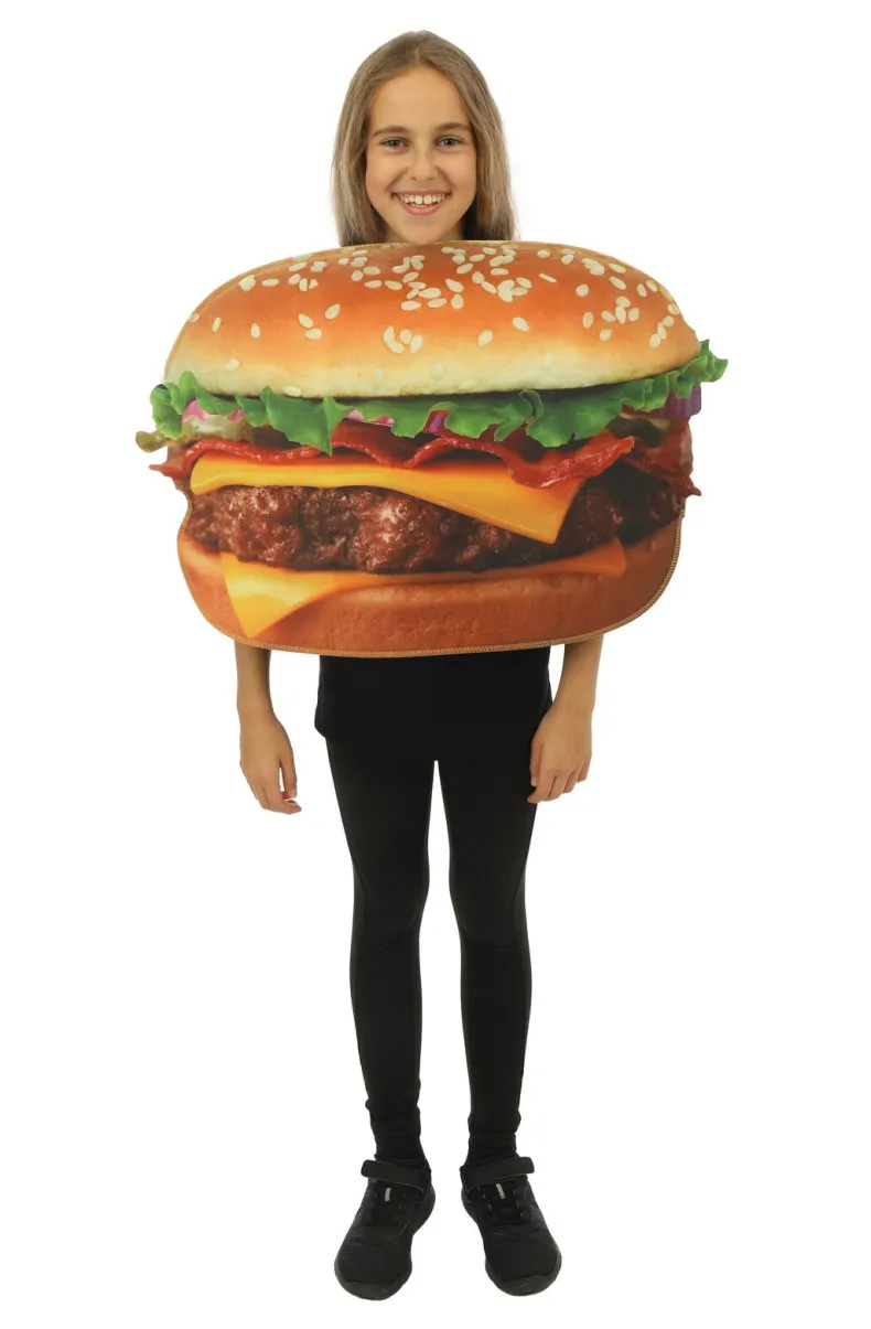 Kinderkostuum Hamburger - Foam - One Size