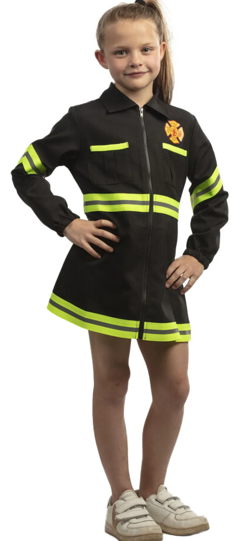 Kinderkostuum Brandweer Meisje - Maat 116