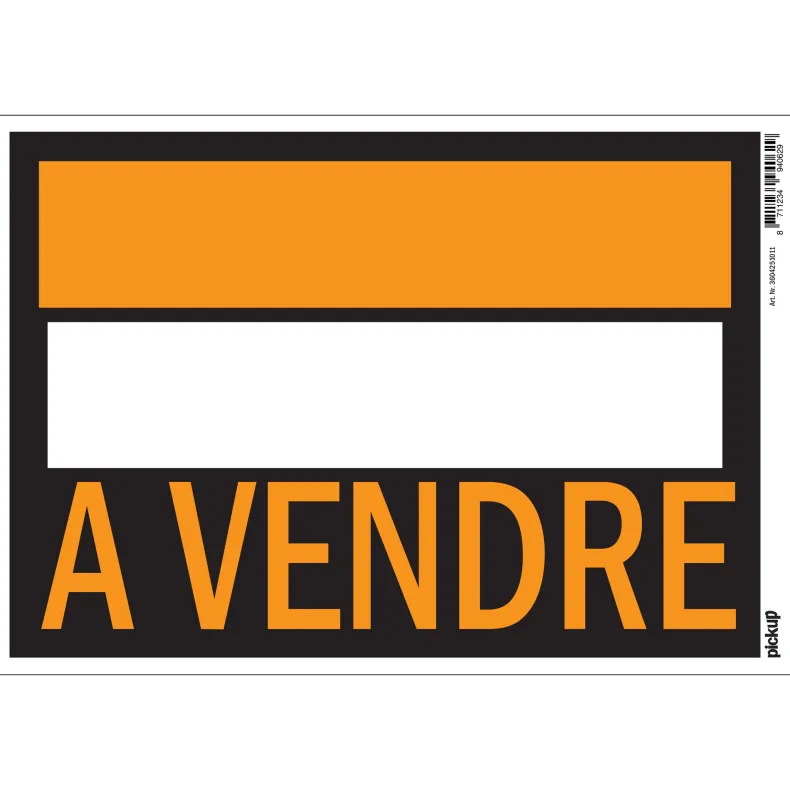 Pictogram à vendre 23 x 33 cm