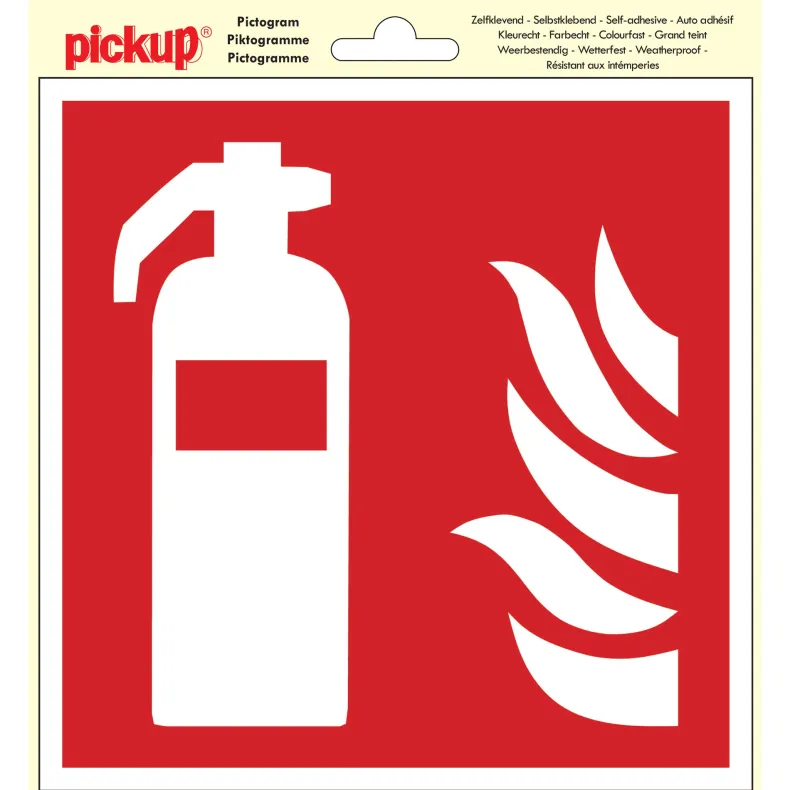 Pictogram brandblusapparaat 20 x 20 cm