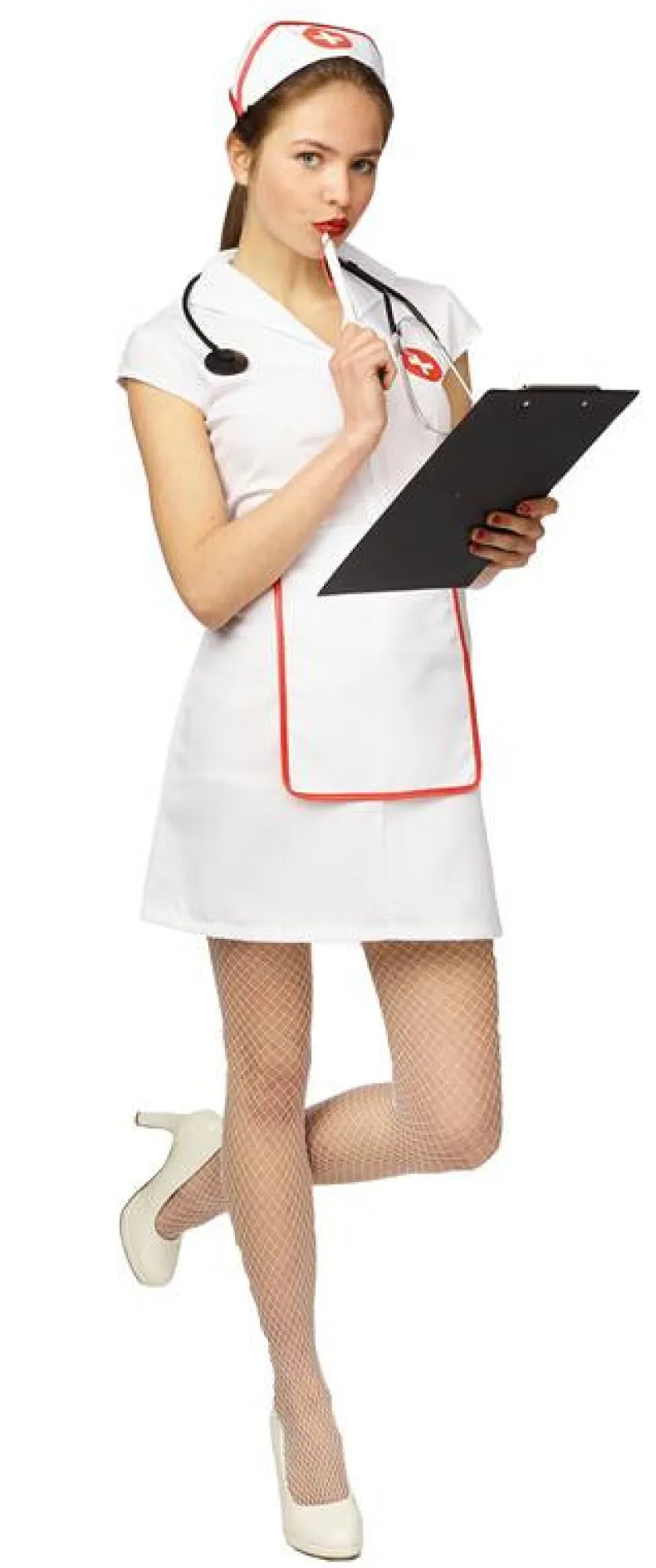 Verpleegster Kostuum - 2-delig - Maat 42