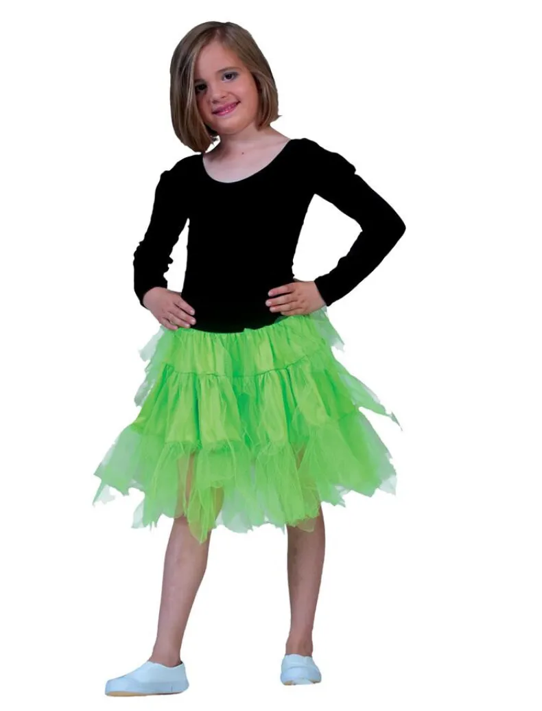 Tule Rok Groen Meisje - One Size