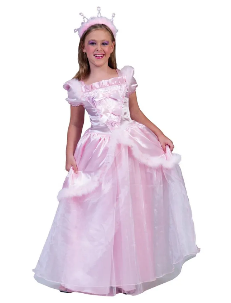 Kinderkostuum Jurk Sprookjes Prinses Suikerspin - Maat 104