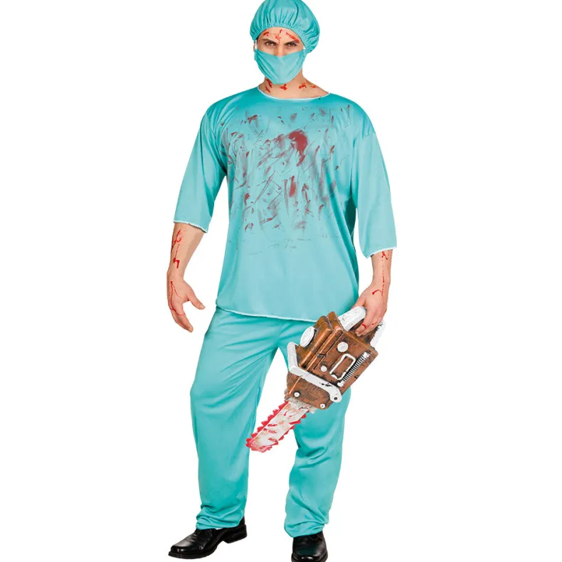 Volwassenenkostuum bloederige chirurg M/L