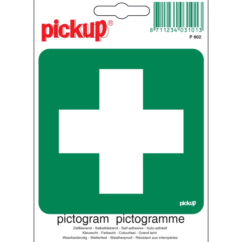 Pictogram EHBO post 10 x 10 cm