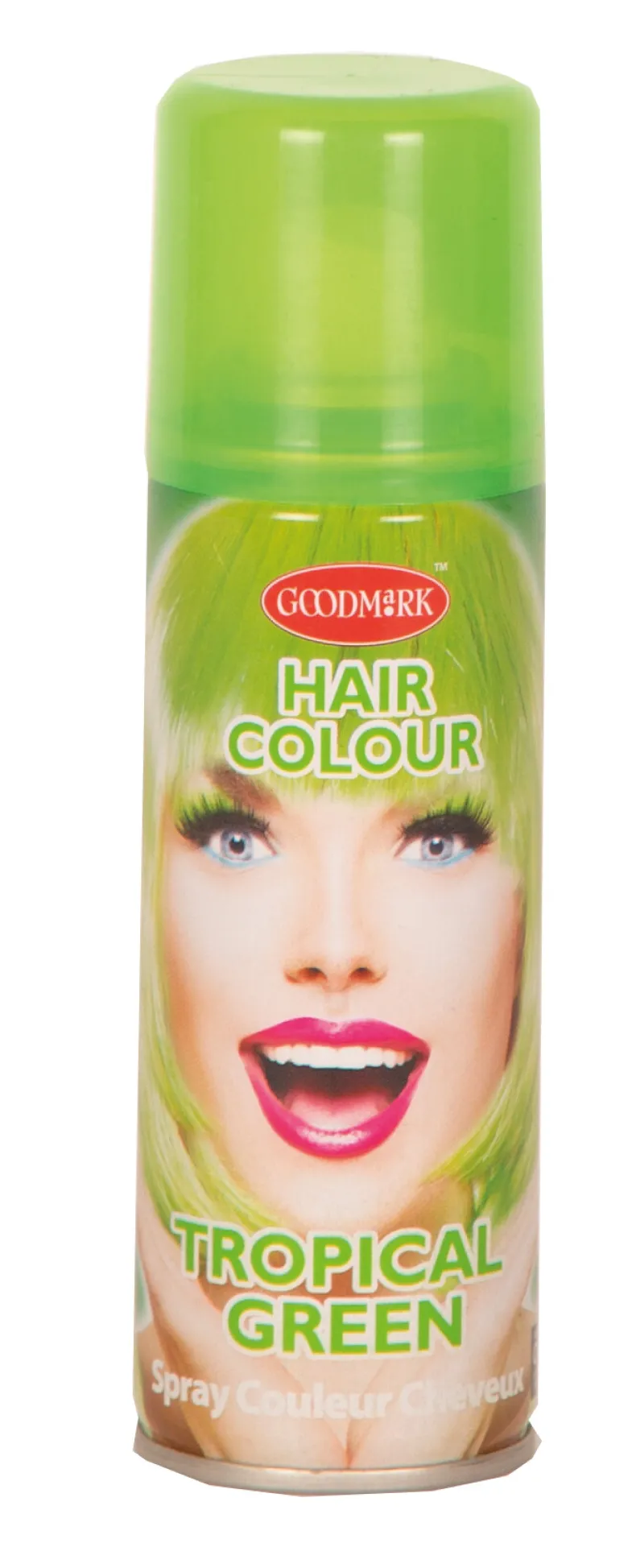 Haarspray Fluo groen  - 125 ml