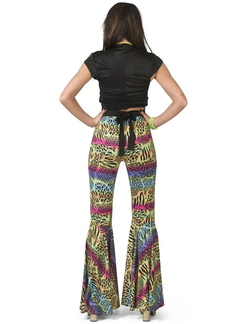 Hippie Broek met Dieren Print Dames - Maat 44/46