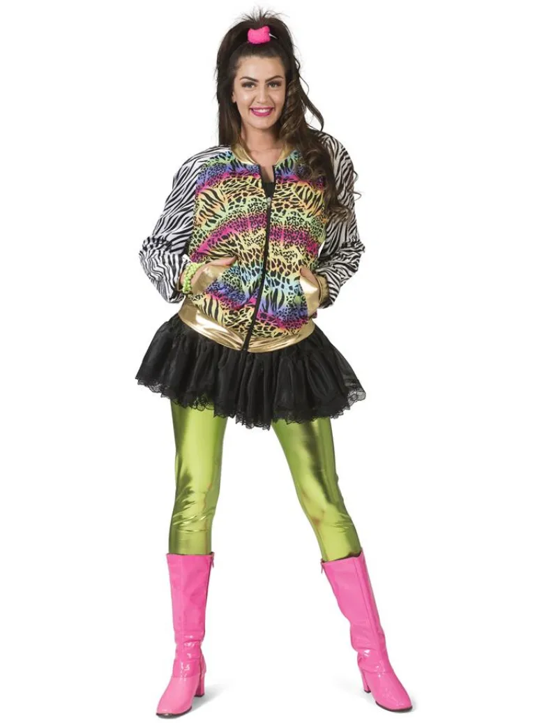 Foute Jas met Dieren Print Dames - Maat 44/46