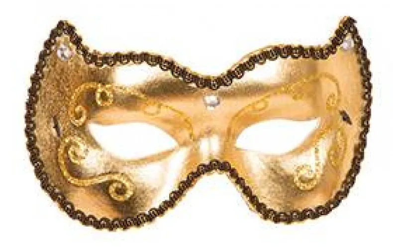 Oogmasker Goud Met Glitter