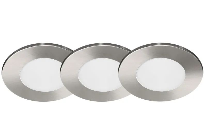 Led 3 x 4,6W satin IP 65