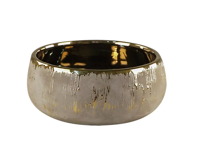 Schaal Theon Gold 22X22X8,5 cm