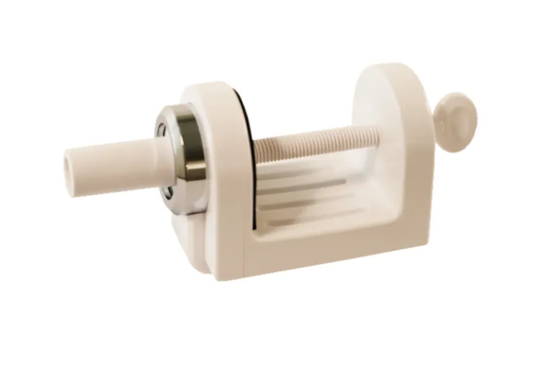 Clip voor bureaulamp, wit