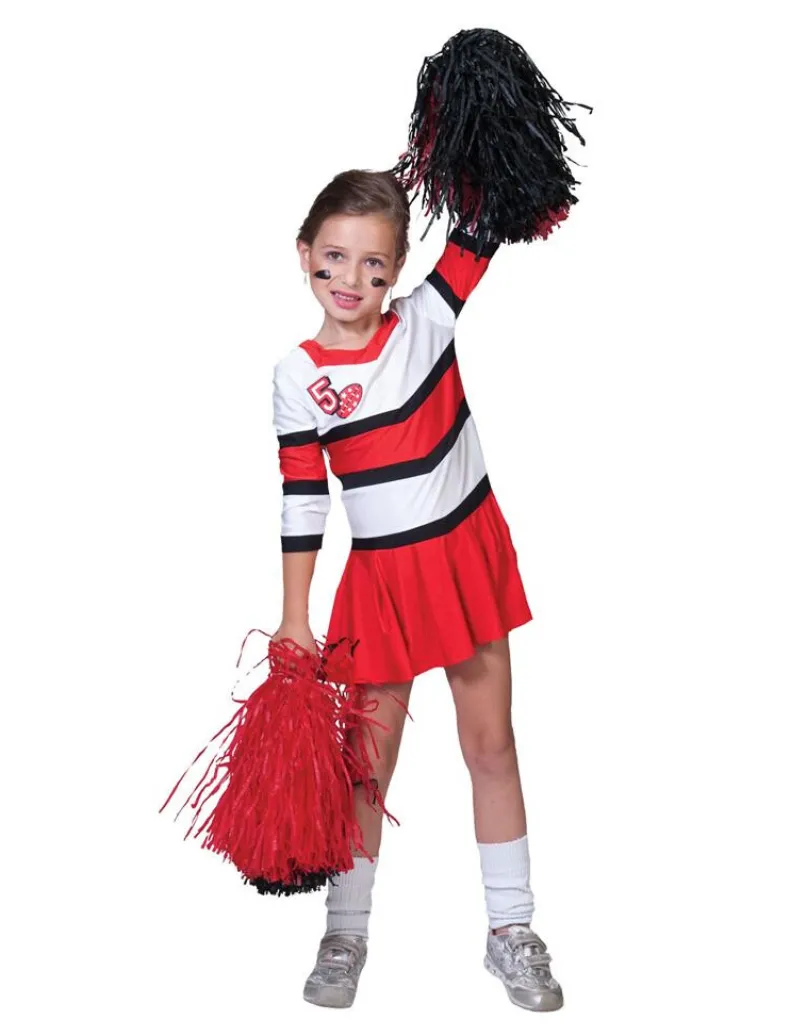 Kinderkostuum Cheerleader Angie - Maat 140
