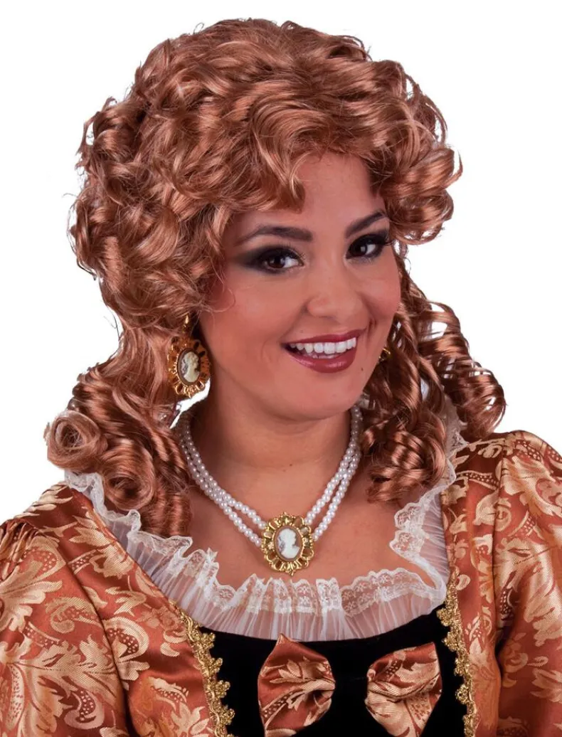 Barok Pruik met krullen