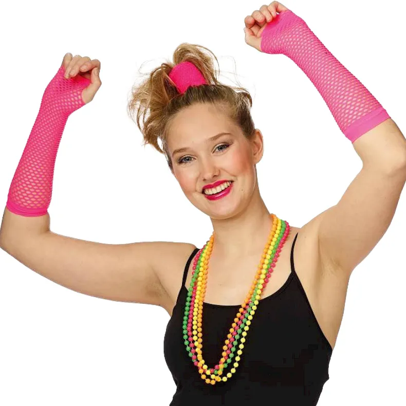 Handschoen Visnet Fuchsia