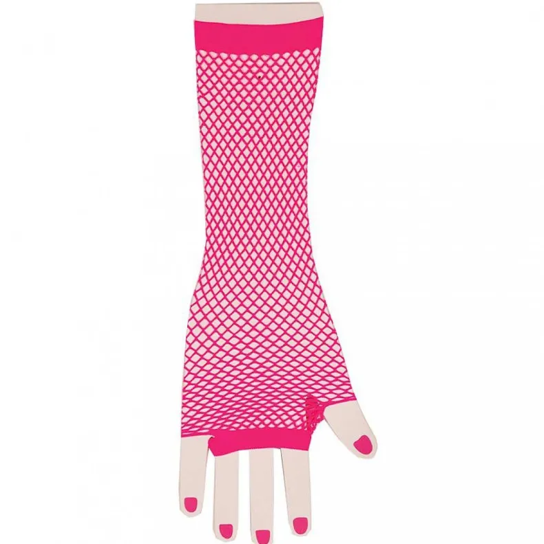 Handschoen Visnet Fuchsia