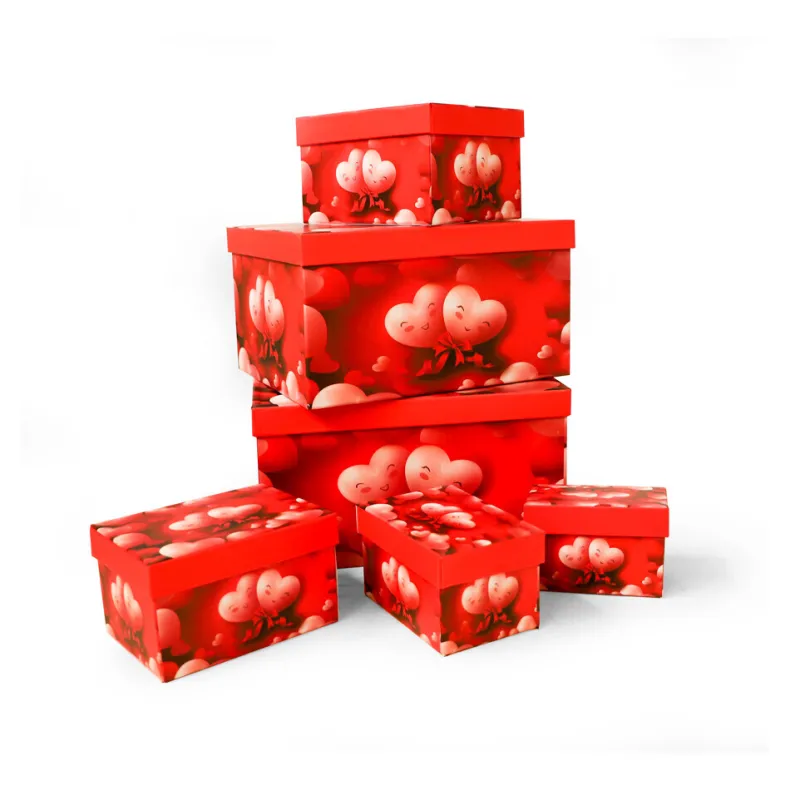 Cadeaudoos ballonhartjes