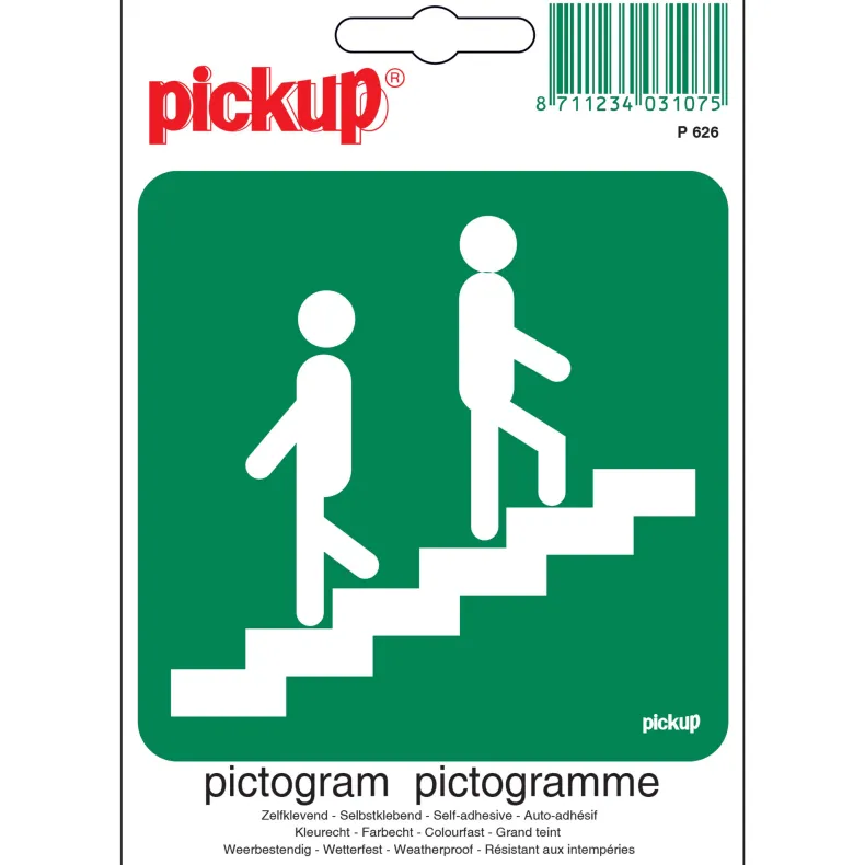 Pictogram trappenhuis 10 x 10 cm