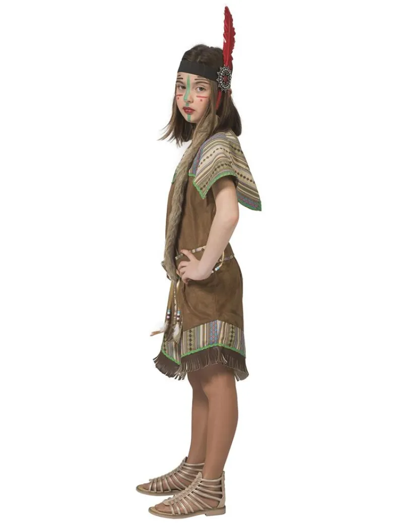 Indiaan Kostuum Maanlicht Oya Meisje - Maat 116