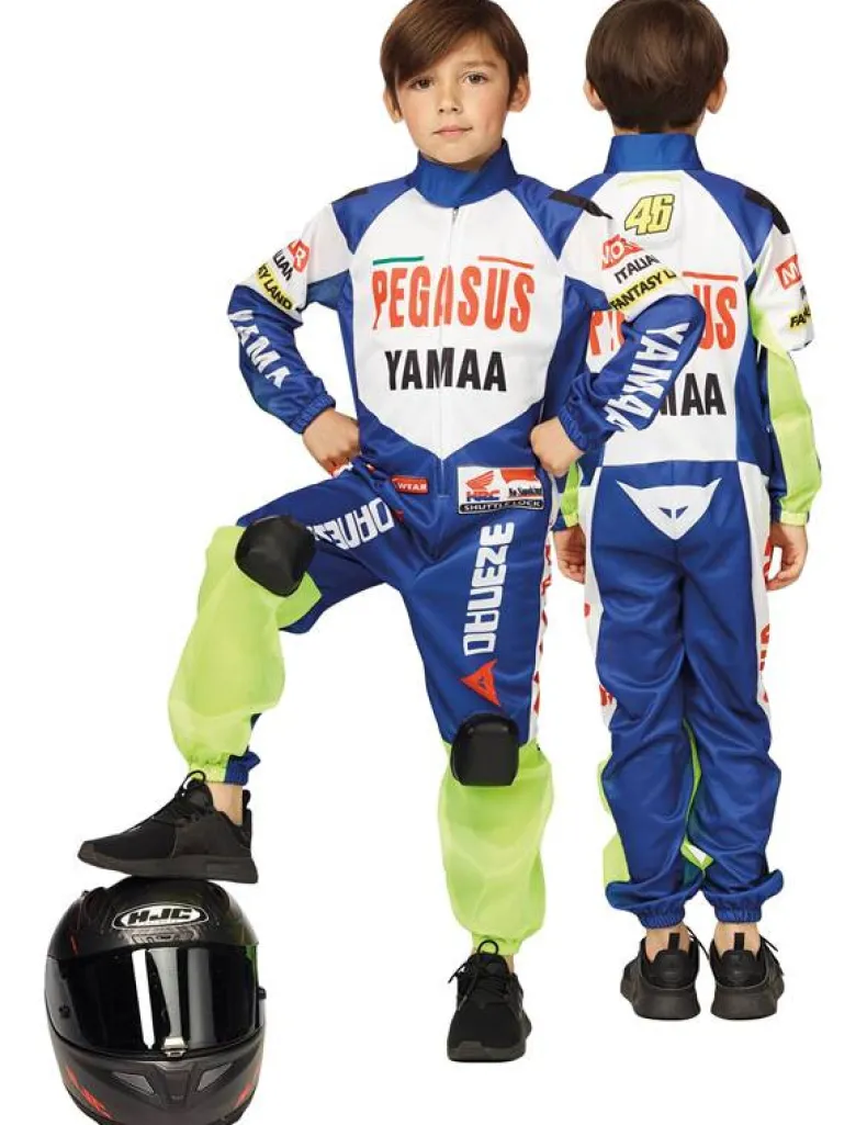 Kinderkostuum Motor Racer - Maat 140