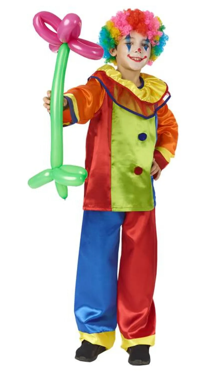 Clown Kostuum Kind - Maat 128