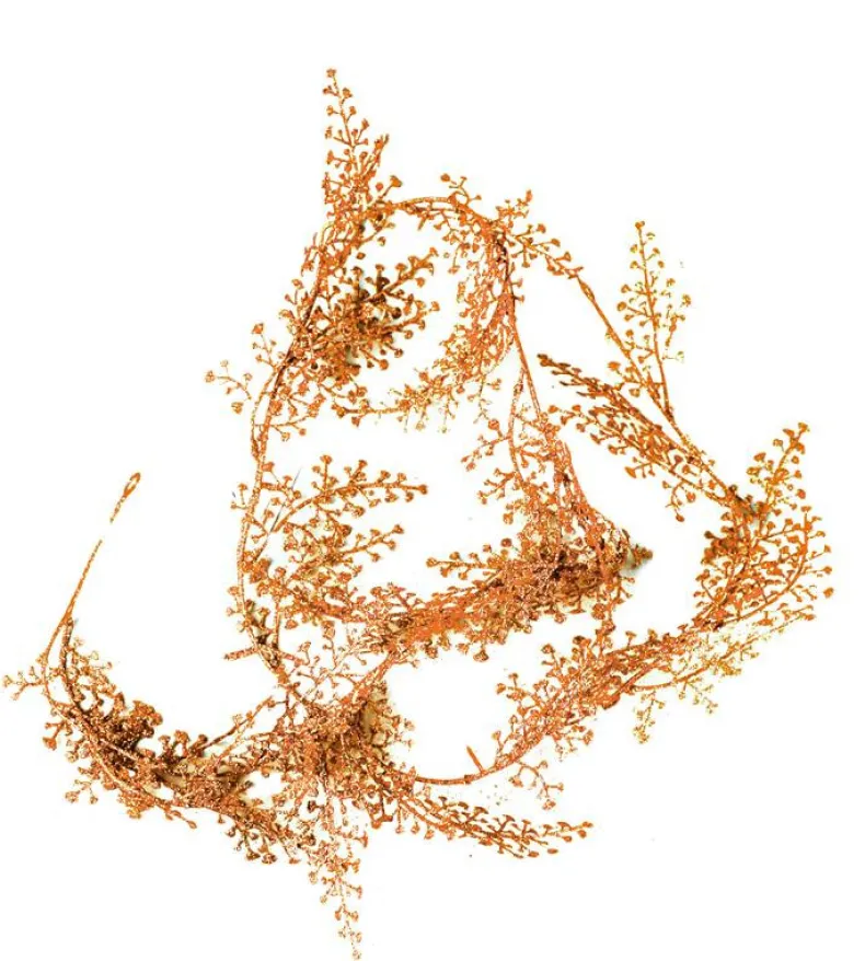 Slinger m/blaadjes brons 150cm