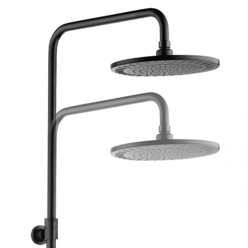 Regendoucheset Tyne zwart