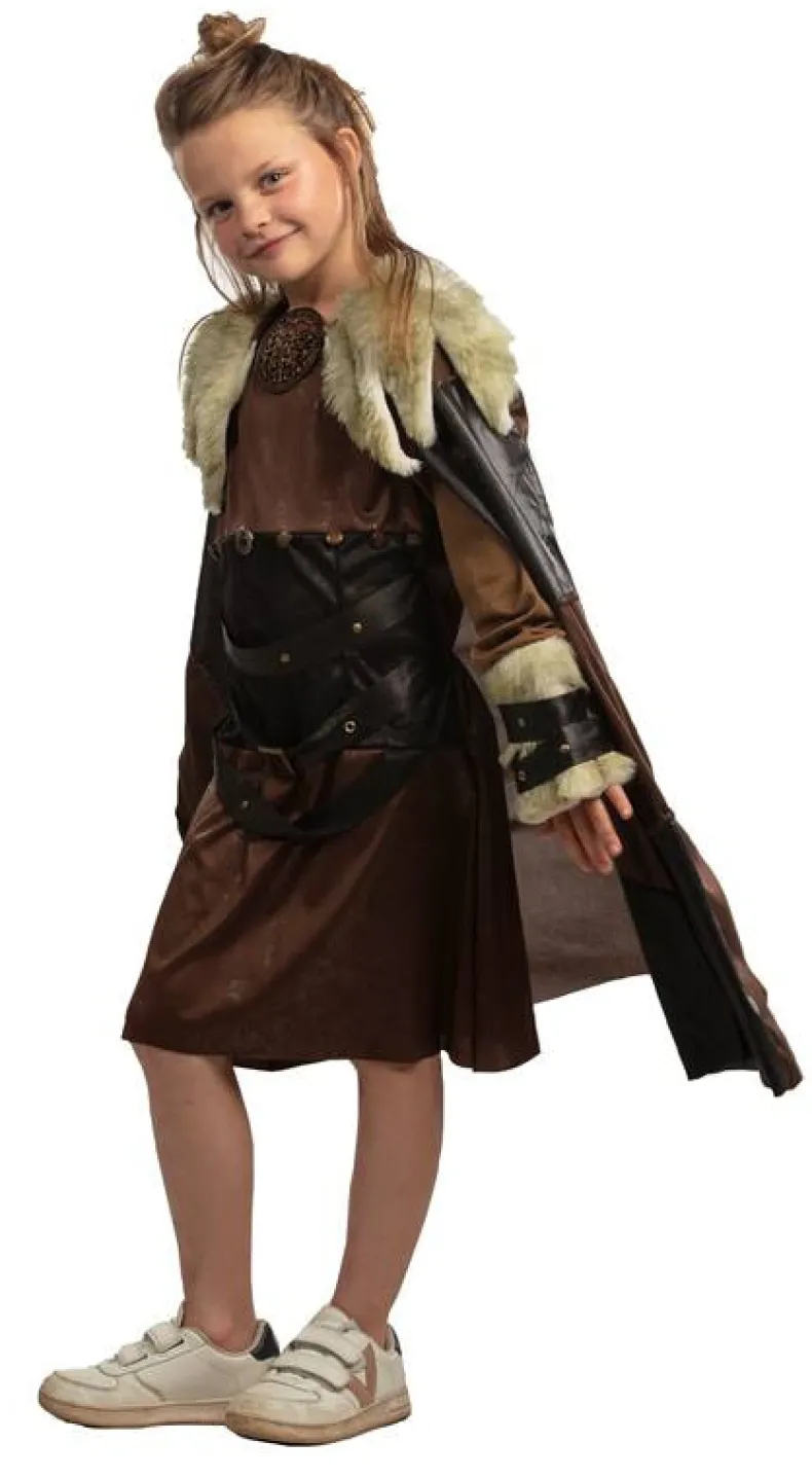 Kinderkostuum Viking Meisje - Maat  128