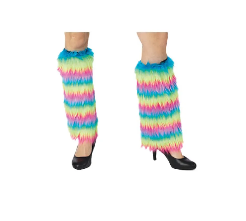 Furry rainbow Beenwarmers