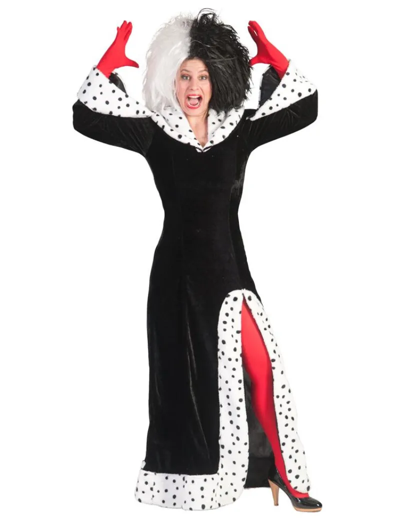 Kostuum Jurk Cruella De Vil - Maat 44/46