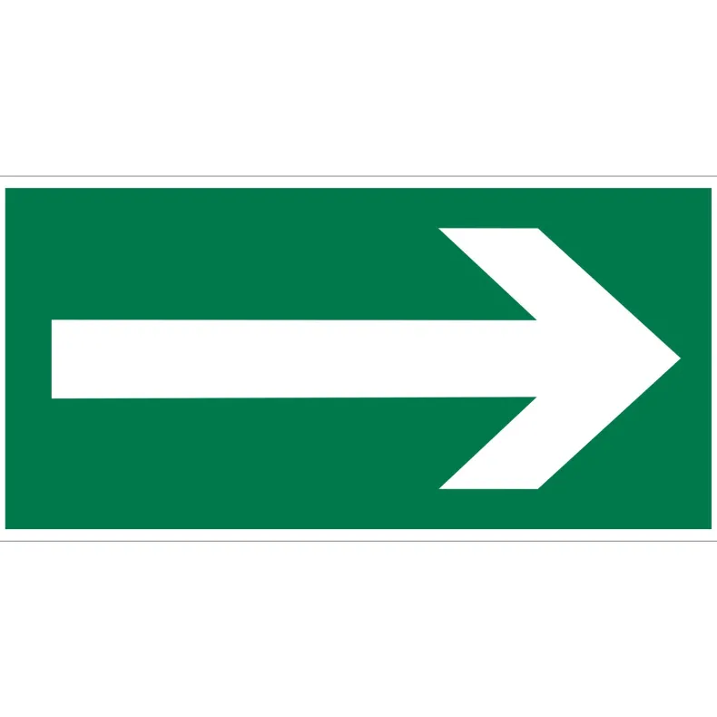 Pictogram richtingspijl 15 x 30 cm