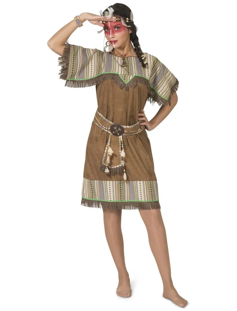 Indiaan Kostuum Maanlicht Isi Dames - Maat 40/42