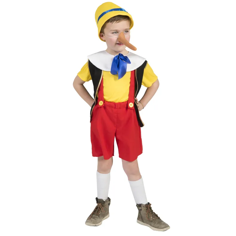 Kinderkostuum Pinocchio - Maat 128