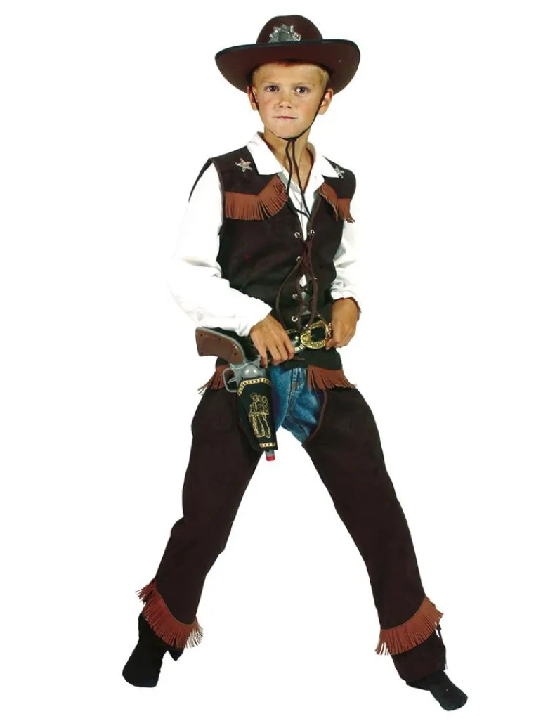 Cowboy Kostuum Chaps - Maat 152