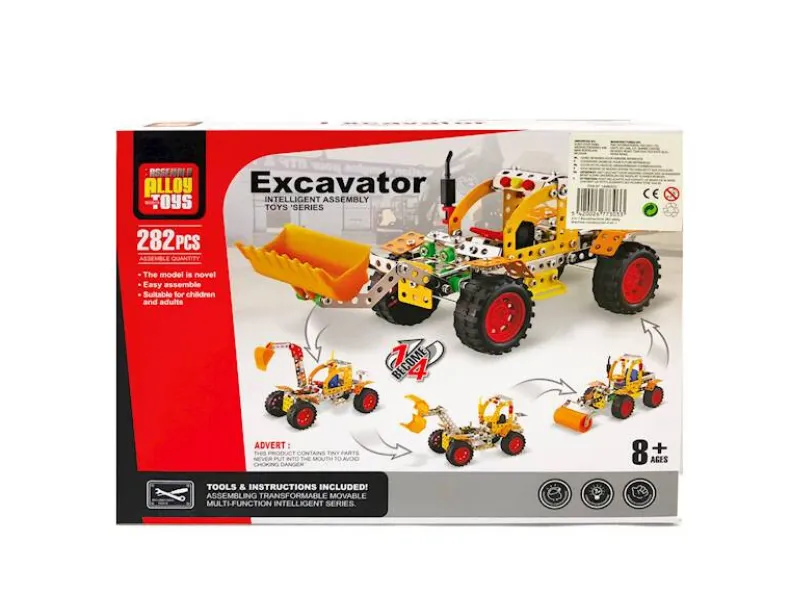 4 in 1 bouwmachine 282 stuks