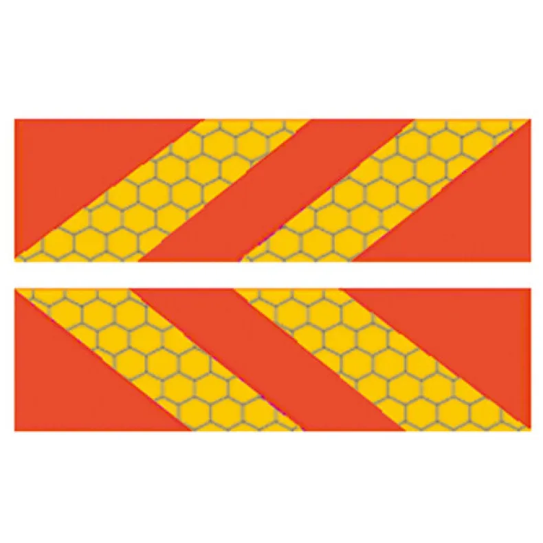 2 markeringsborden E3 vrachtwagen