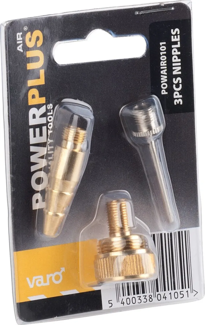 3 opzetstukken compressor