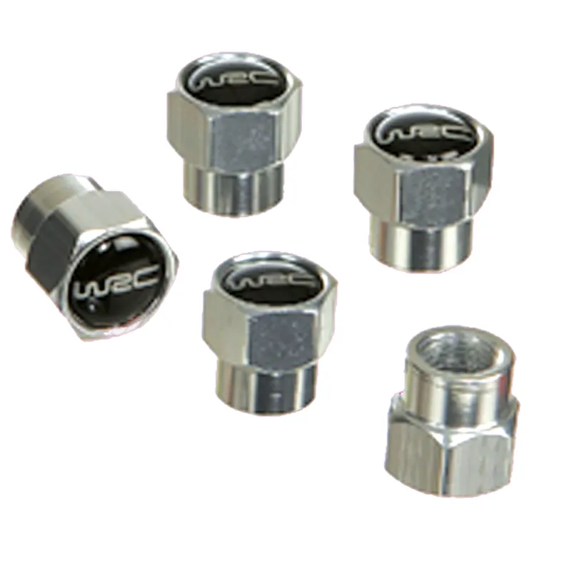 5 ventieldopjes zwart