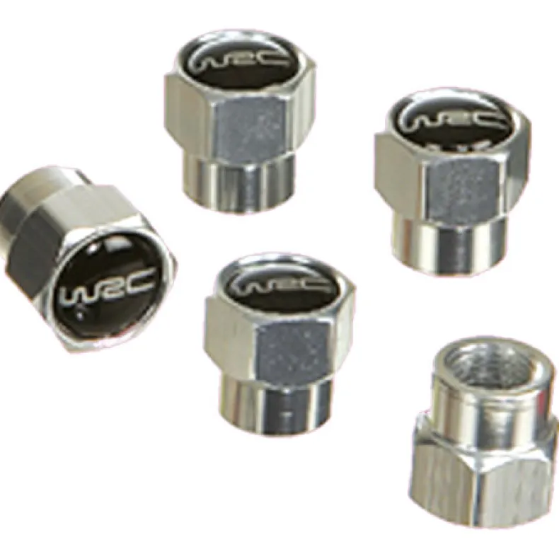 5 ventieldopjes zwart