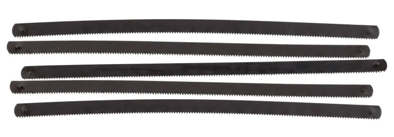 5 zaagbladen 150 mm carbon staal