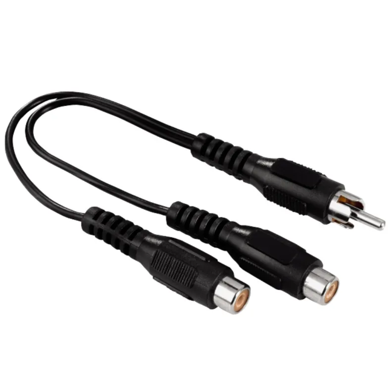 Adapter cinch-plug 2 cinch socket