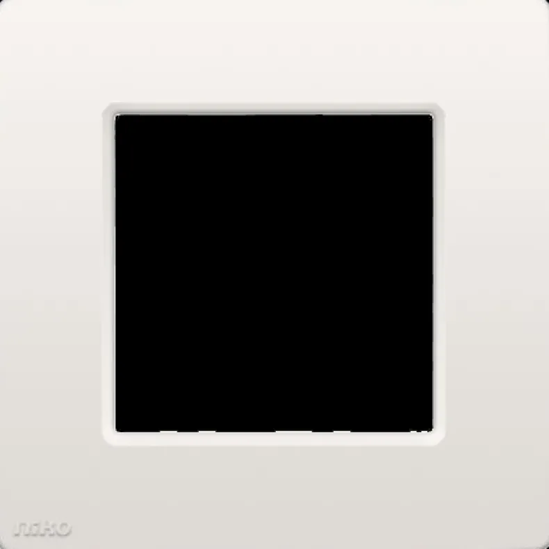 Afdekplaat enkelvoudig 101-76100 - wit