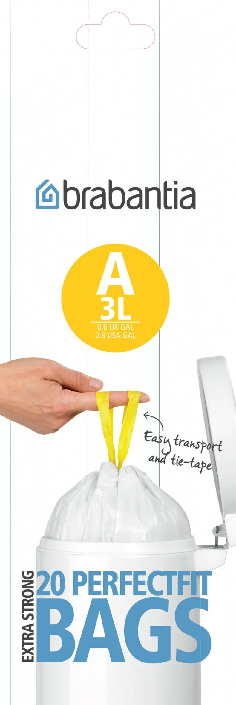 Afvalzak 3 L string 20 stuks