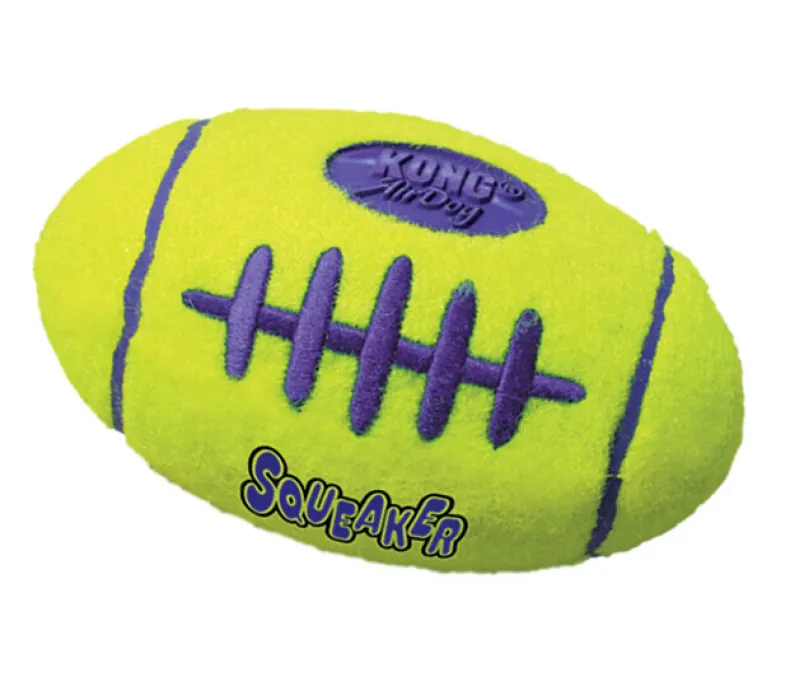 Air squeaker football geel S