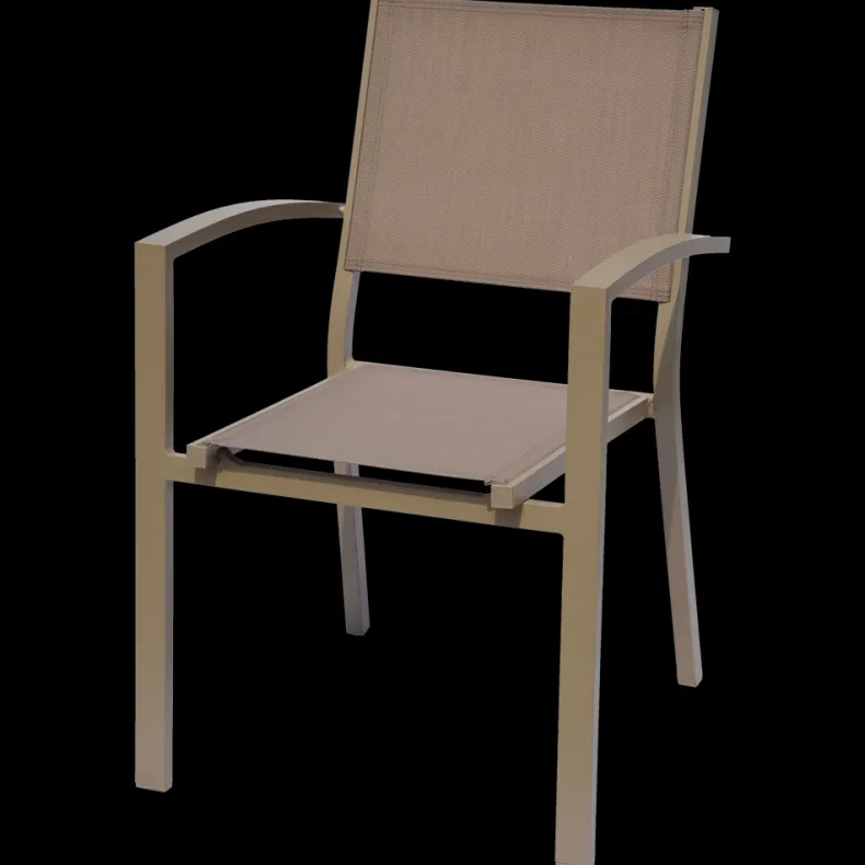 Alu stoel Liverpool 57x64.5x87 cm